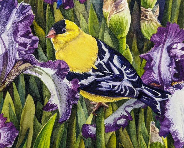 Original Photorealism Floral Painting by Sanjukta Acharya