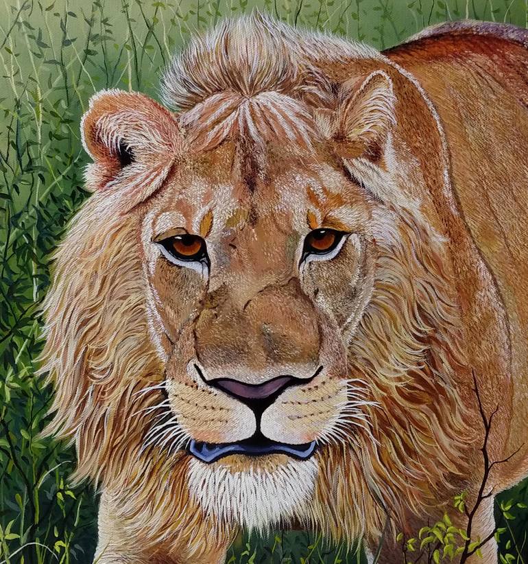 Original Animal Painting by SANJUKTA ACHARYA