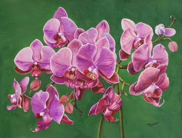 Original Realism Floral Paintings by SANJUKTA ACHARYA