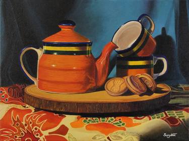 Original Realism Still Life Paintings by SANJUKTA ACHARYA