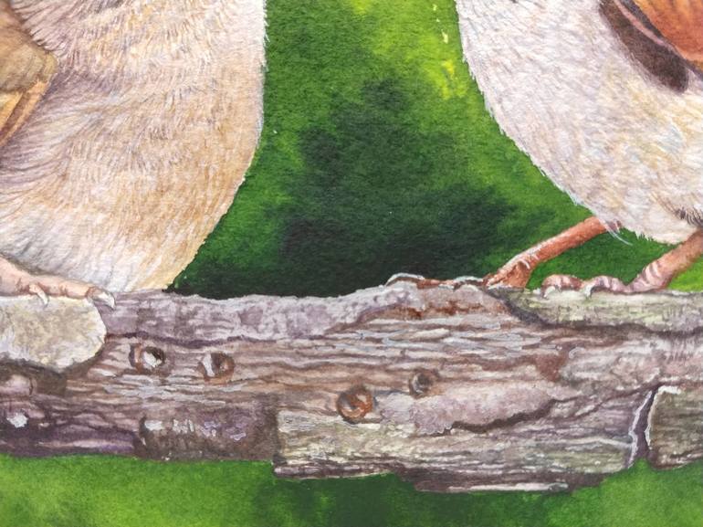 Original Figurative Animal Painting by Sanjukta Acharya