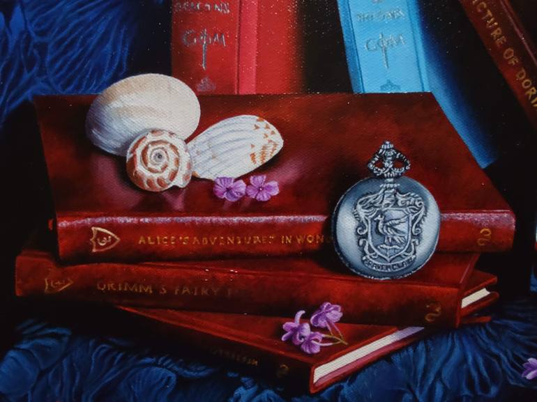 Original Realism Still Life Painting by SANJUKTA ACHARYA