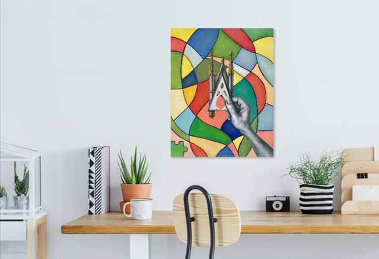 Original Art Deco Pop Culture/Celebrity Painting by Manon Langevin