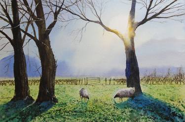 Original Landscape Painting by Rob Hutchings