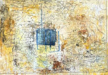 Original Abstract Expressionism Abstract Mixed Media by Nkosinathi Thomas Ngulube