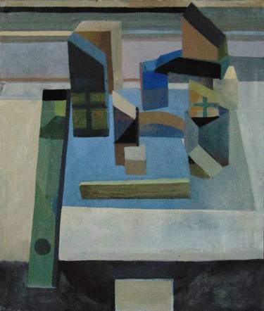 Print of Cubism Abstract Paintings by Vita Fomenko