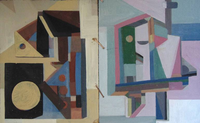 Original Abstract Expressionism Abstract Painting by Vita Fomenko