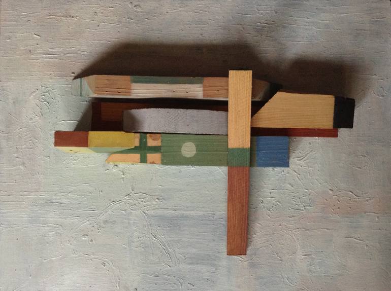 Original Cubism Abstract Painting by Vita Fomenko