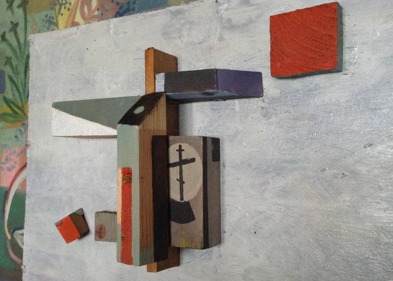 Original Cubism Abstract Painting by Vita Fomenko