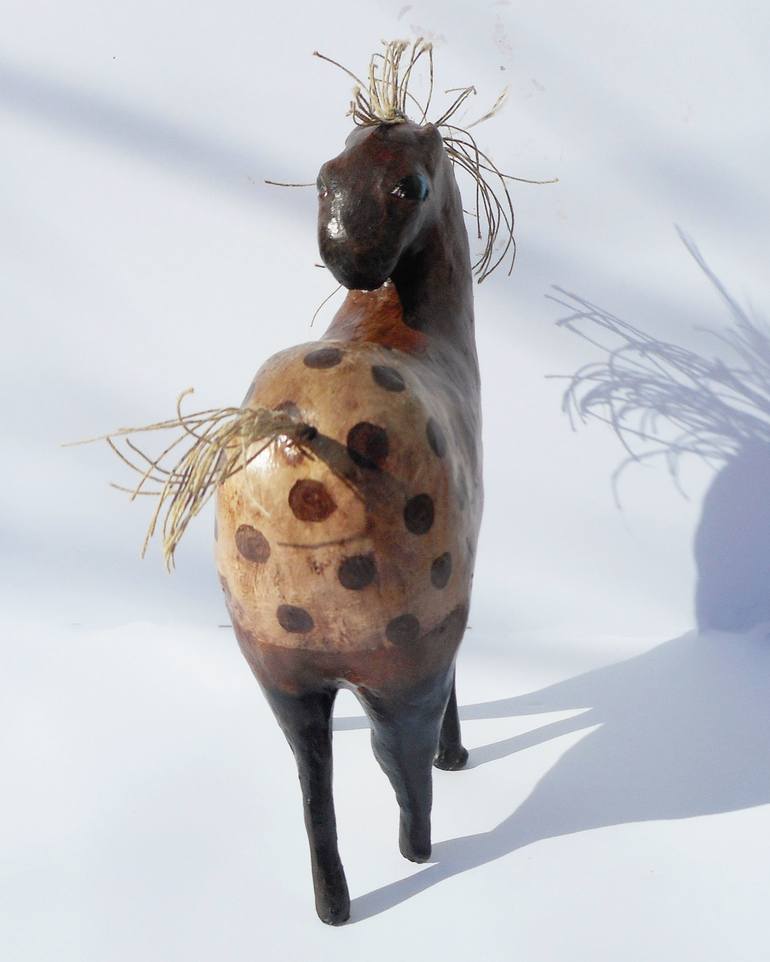 Original Expressionism Animal Sculpture by Virginia Luttrell