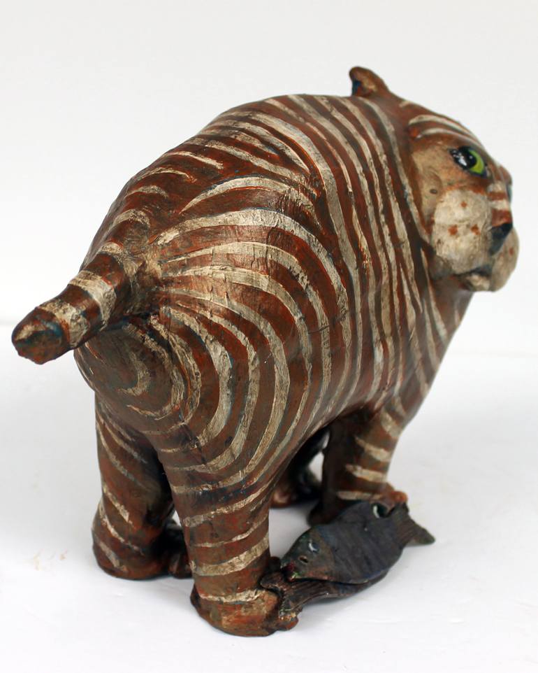 Original Expressionism Animal Sculpture by Virginia Luttrell