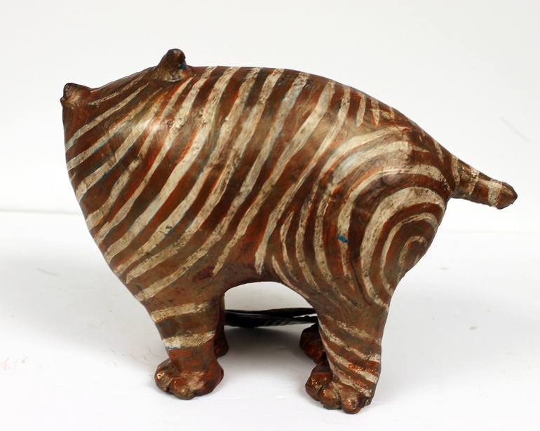 Original Expressionism Animal Sculpture by Virginia Luttrell