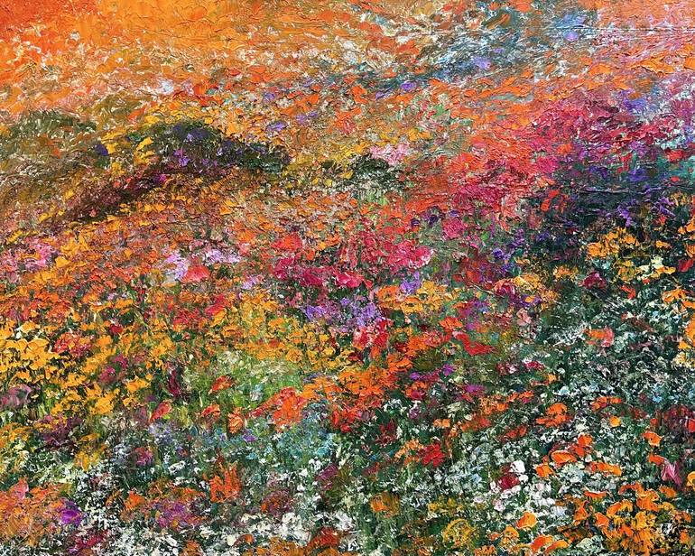 Superbloom! Painting by Maria-Victoria Checa | Saatchi Art