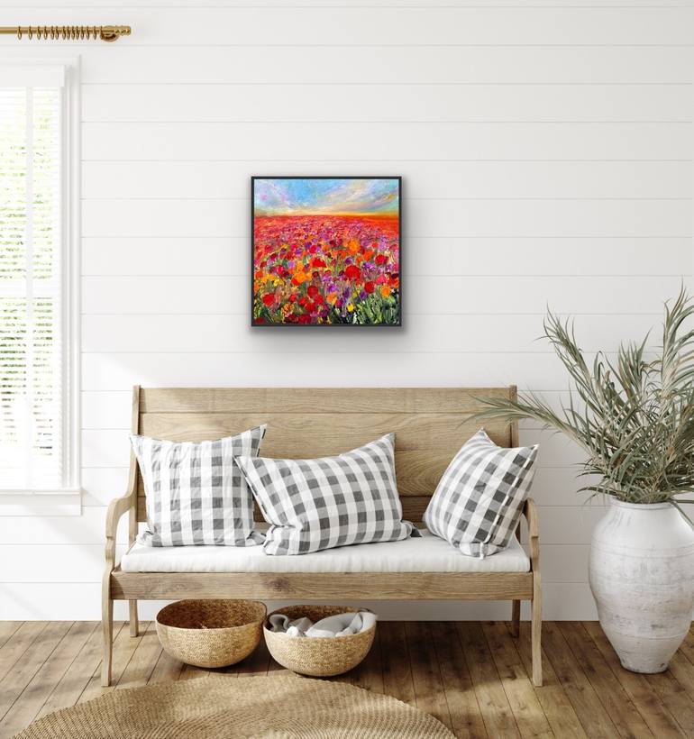 Original Impressionism Landscape Painting by Maria-Victoria Checa