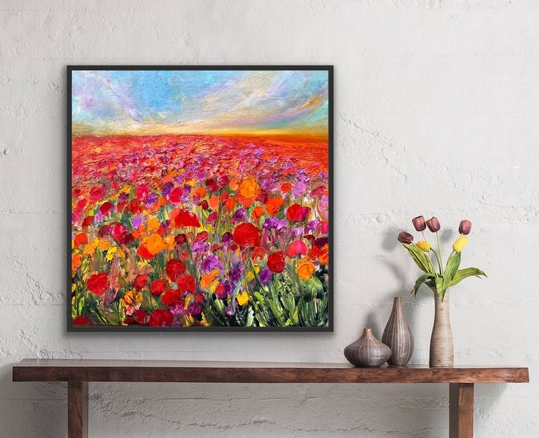 Original Impressionism Landscape Painting by Maria-Victoria Checa