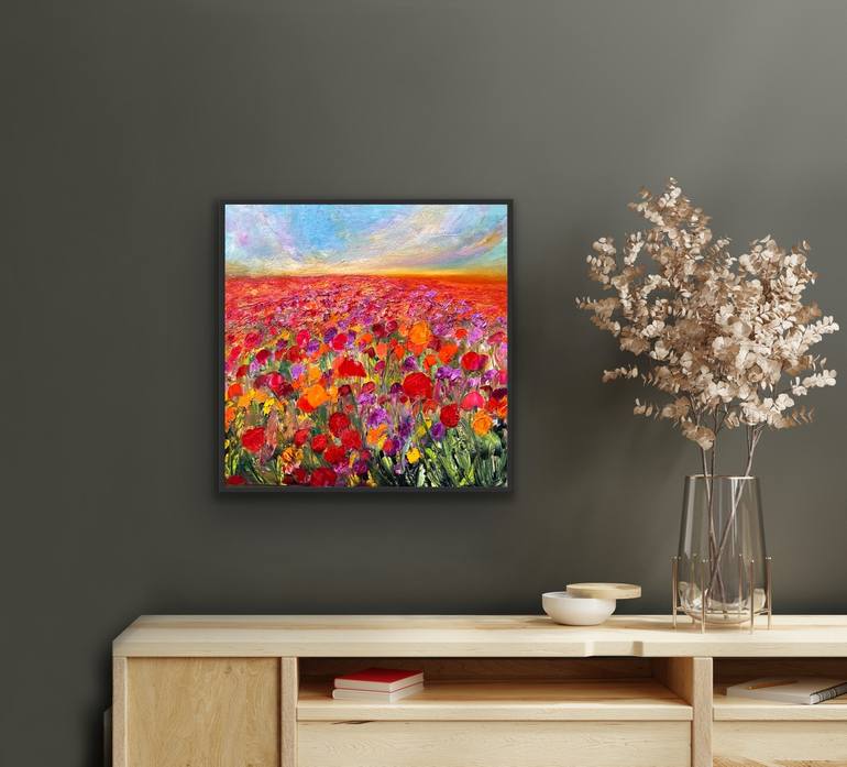 Original Impressionism Landscape Painting by Maria-Victoria Checa