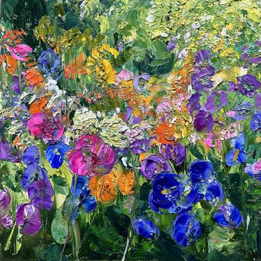 Original Impressionism Floral Paintings by Maria-Victoria Checa