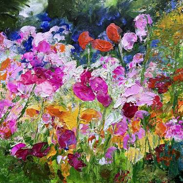 Original Impressionism Floral Paintings by Maria-Victoria Checa