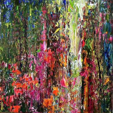 Original Abstract Landscape Painting by Maria-Victoria Checa