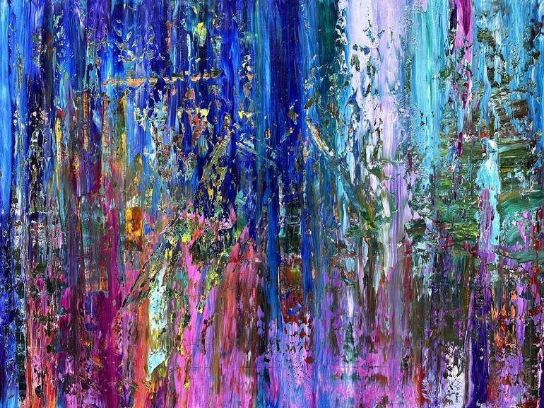 Original Contemporary Abstract Paintings by Maria-Victoria Checa