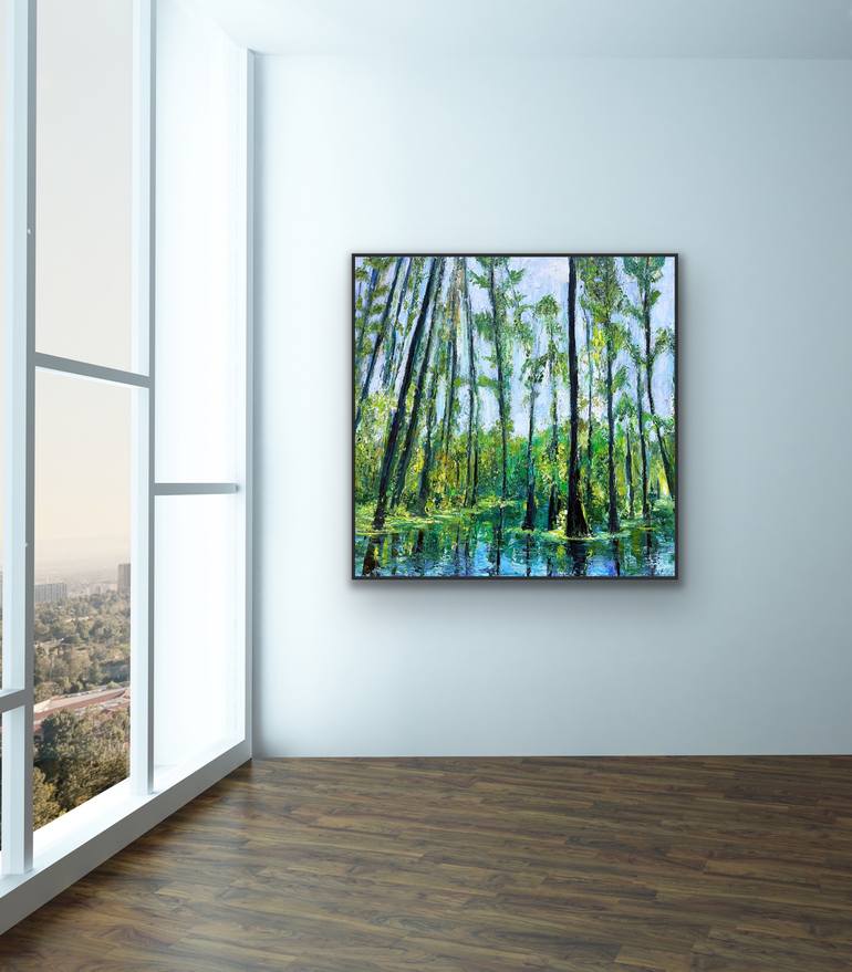 Original Contemporary Landscape Painting by Maria-Victoria Checa