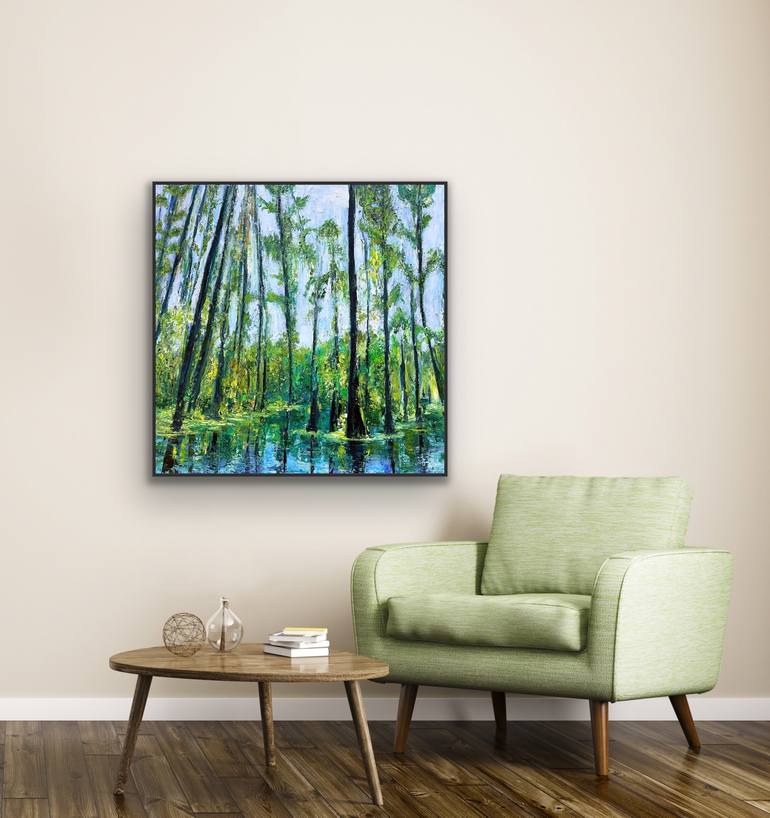 Original Contemporary Landscape Painting by Maria-Victoria Checa