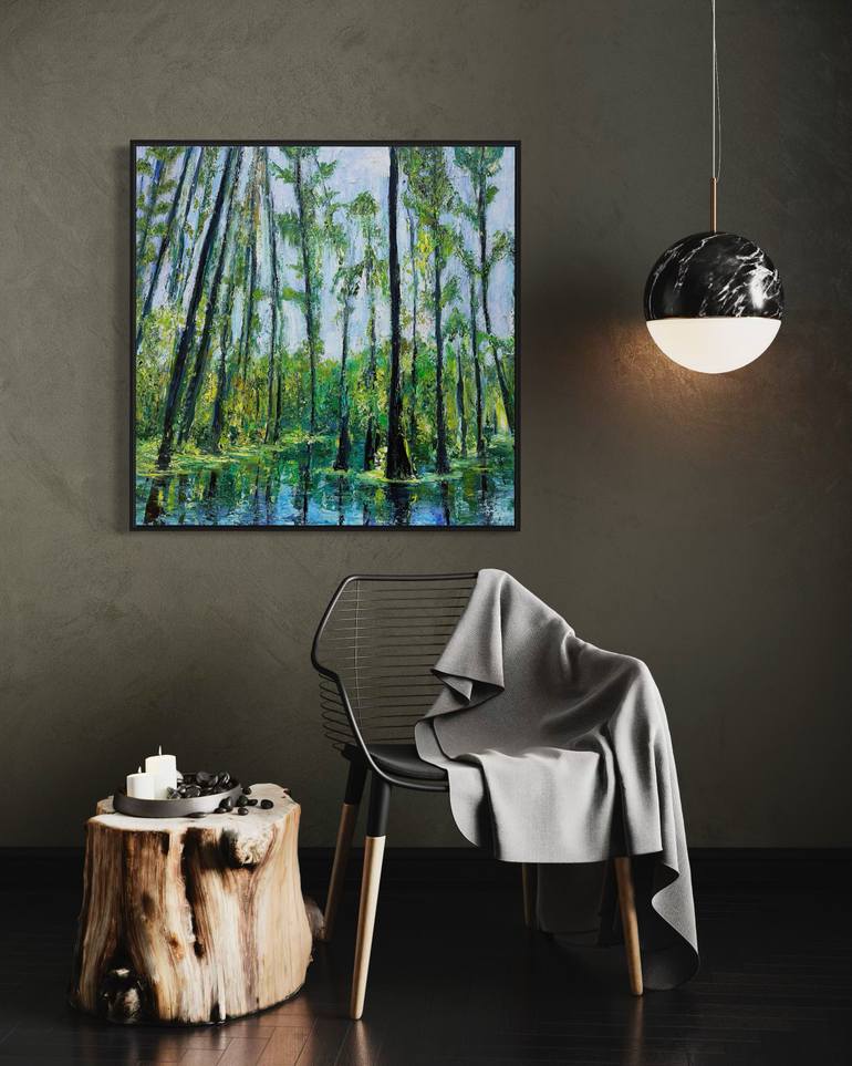 Original Contemporary Landscape Painting by Maria-Victoria Checa