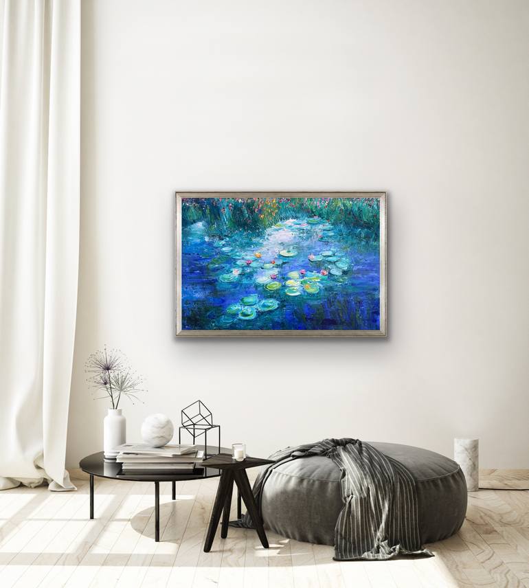 Original Impressionism Landscape Painting by Maria-Victoria Checa