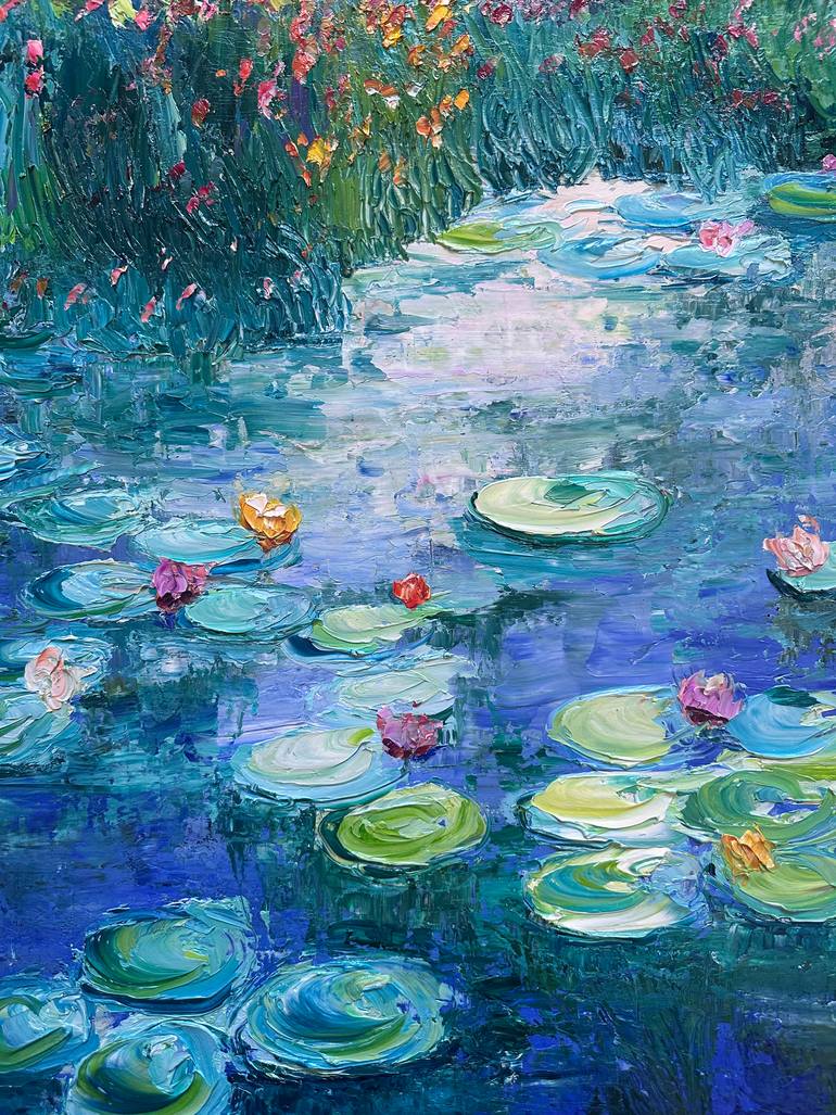 Original Impressionism Landscape Painting by Maria-Victoria Checa