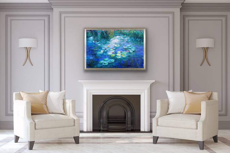 Original Impressionism Landscape Painting by Maria-Victoria Checa