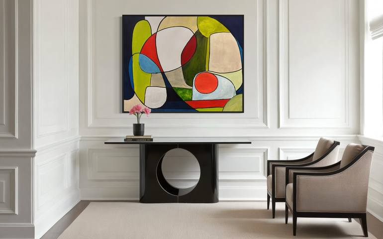 Original Figurative Abstract Painting by Maria-Victoria Checa