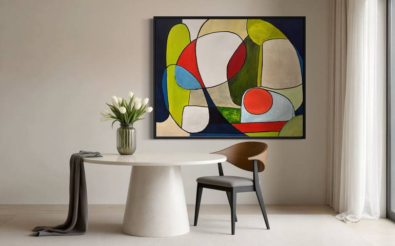 Original Figurative Abstract Painting by Maria-Victoria Checa