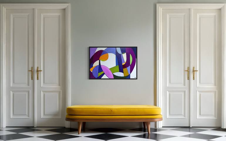 Original Figurative Abstract Painting by Maria-Victoria Checa