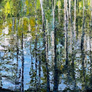 Original Contemporary Water Painting by Maria-Victoria Checa