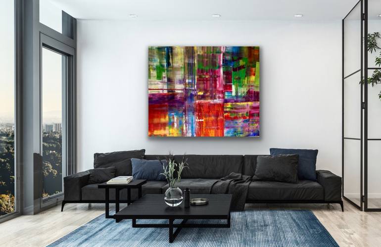 Original Modern Abstract Painting by Maria-Victoria Checa