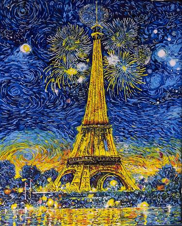 Starry Night at Paris thumb