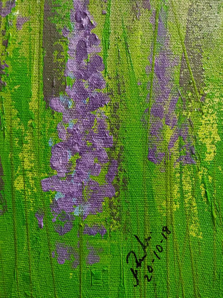 Original Folk Nature Painting by Mahfuzur Rahman