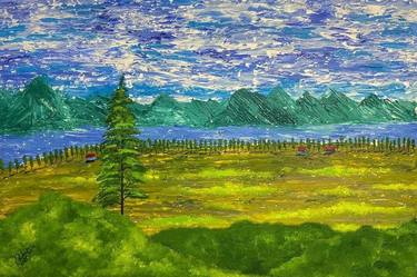 Original Impressionism Landscape Paintings by Mahfuzur Rahman