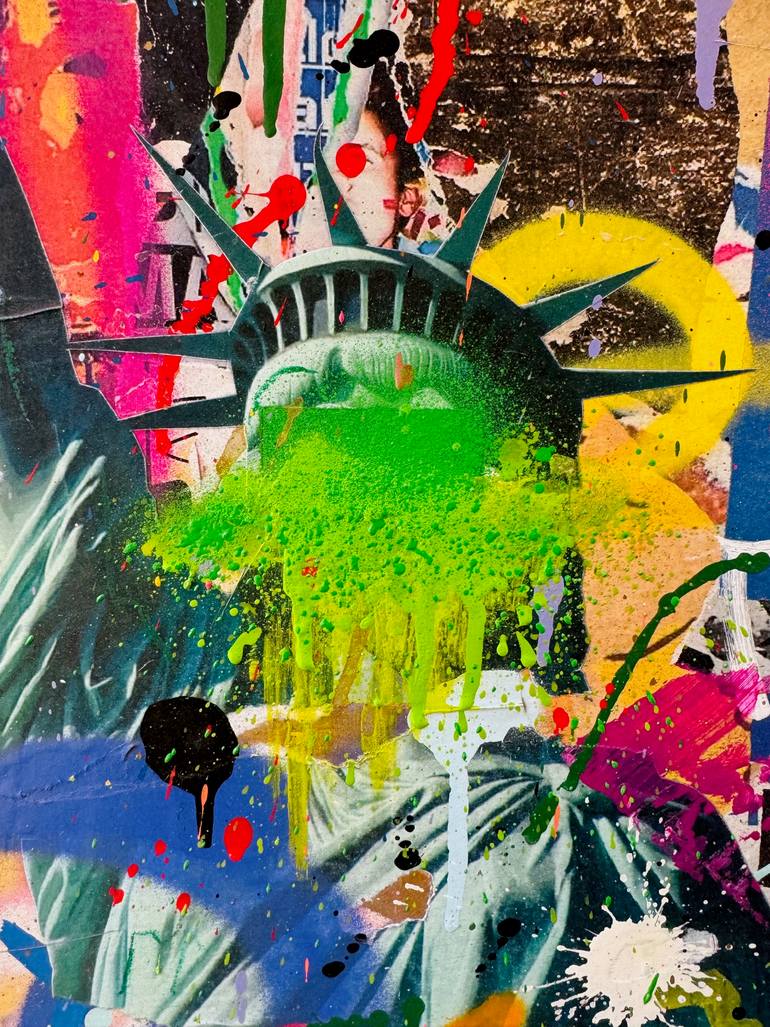 Original Street Art Graffiti Mixed Media by Rs Artist