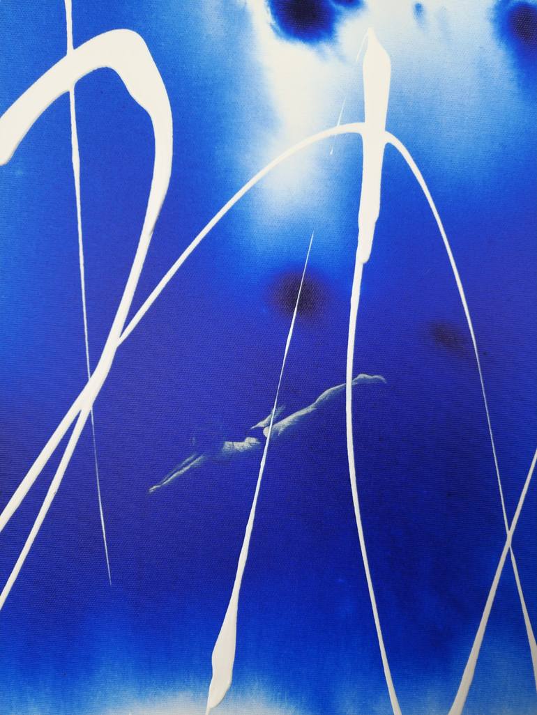 Original Abstract Water Painting by Anja Spagl