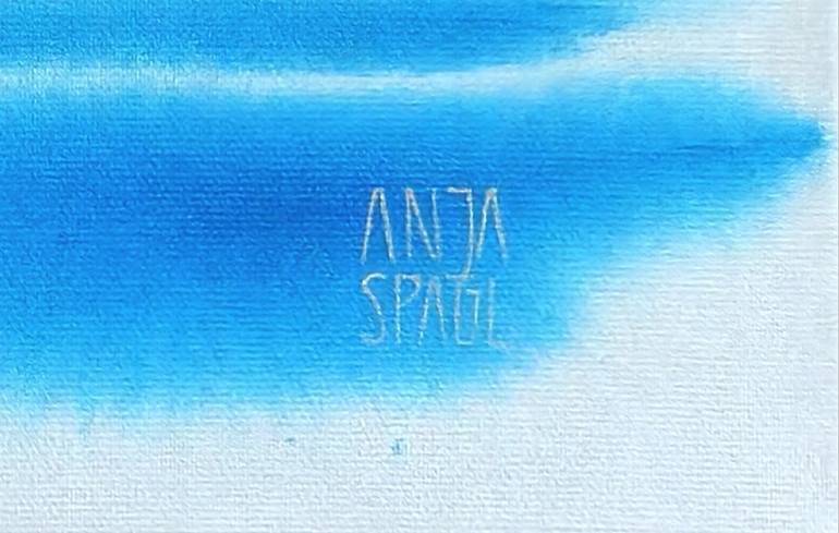 Original Abstract Seascape Painting by Anja Spagl