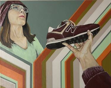 Saatchi Art Artist Jennifer Hoifeldt; Paintings, “The Other Shoe Drop” #art