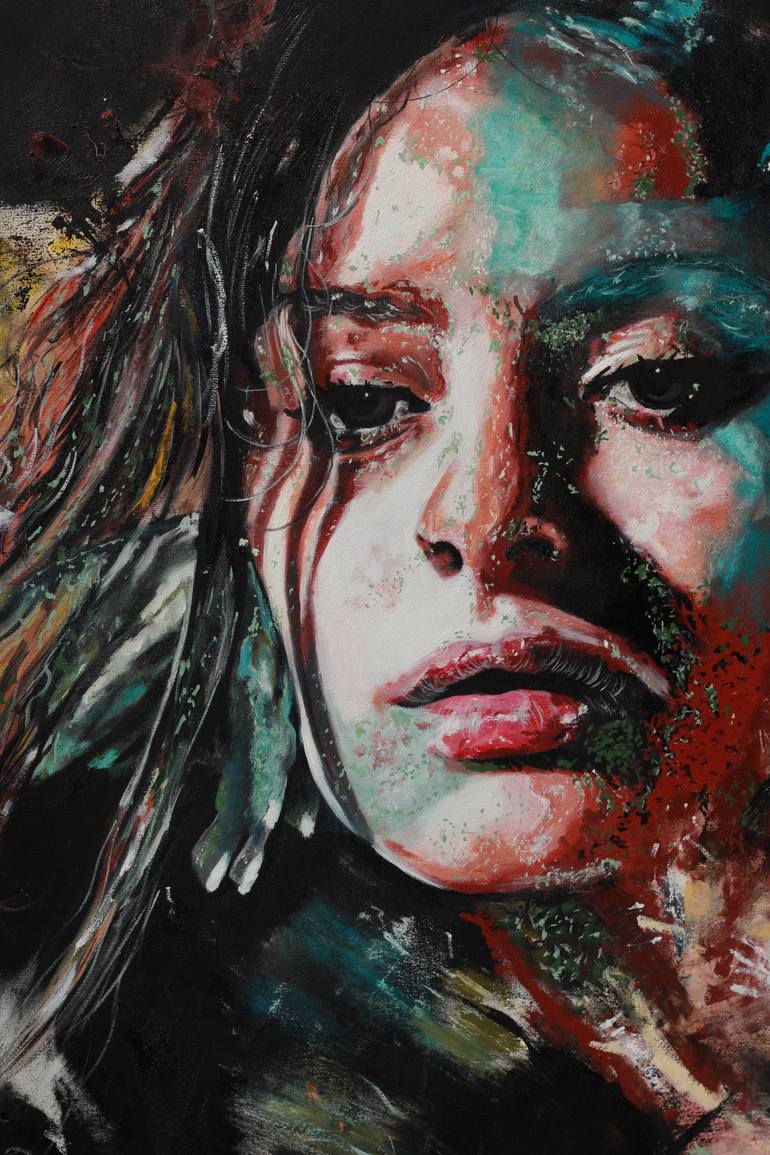 Original Illustration Women Painting by Pablo Quinteiro