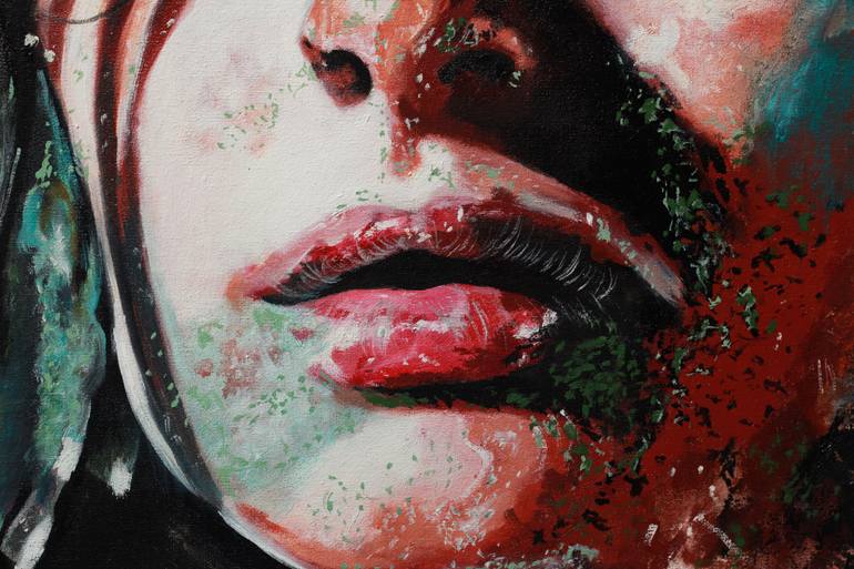 Original Illustration Women Painting by Pablo Quinteiro