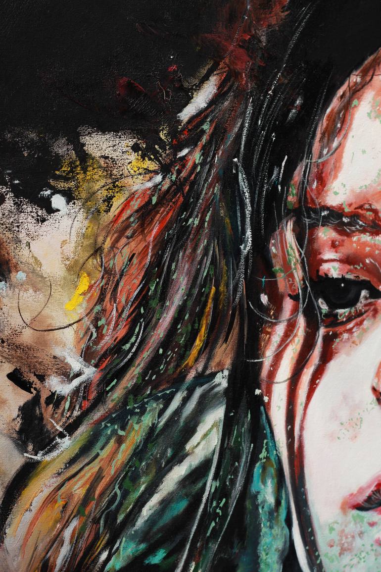 Original Illustration Women Painting by Pablo Quinteiro