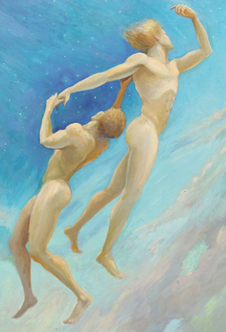 Original Figurative Other Painting by Mariano Aguilar Maluenda