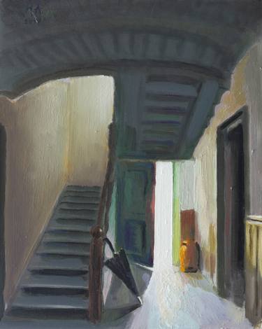 Original Interiors Paintings by mariano aguilar maluenda