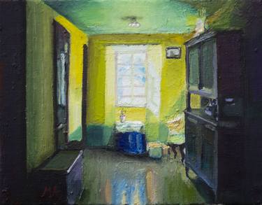 Original Abstract Expressionism Interiors Paintings by mariano aguilar maluenda