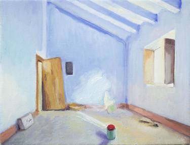 Print of Interiors Paintings by mariano aguilar maluenda