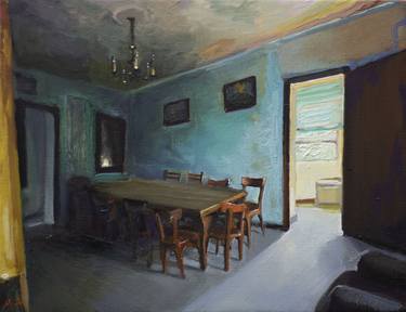 Print of Fine Art Interiors Paintings by mariano aguilar maluenda